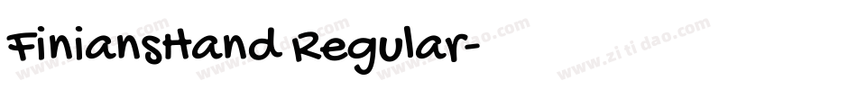 FiniansHand Regular字体转换